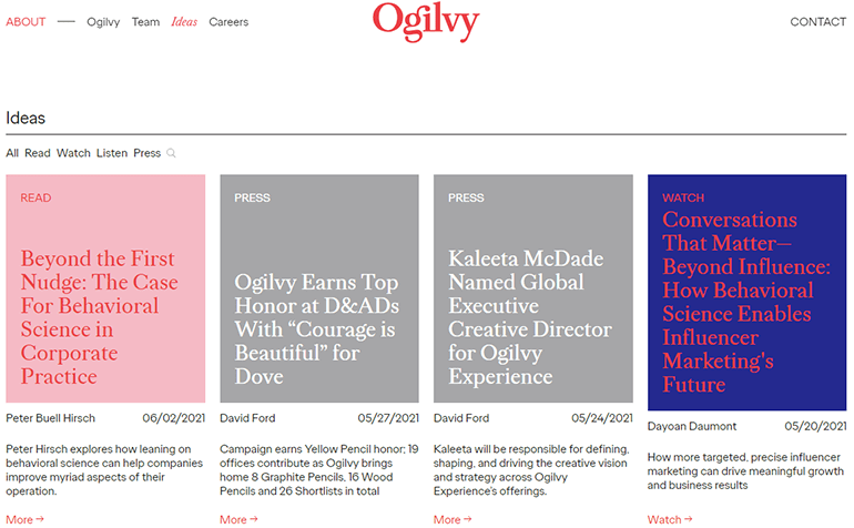 Idées Ogilvy